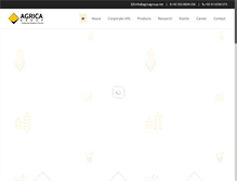 Tablet Screenshot of agricagroup.net